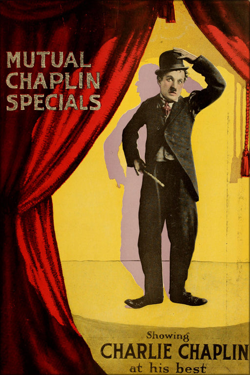 24"x36" Gallery Poster, charlie Chaplin Mutual films 1916