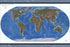 24"x36" Gallery Poster, cia Physical map of the world, April 2004