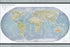 24"x36" Gallery Poster, cia Physical map of the world, June 2012