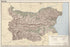 24"x36" Gallery Poster, cia map of Bulgaria 1958