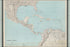 24"x36" Gallery Poster, cia map of Caribbean cuba puerto rico 1961