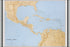 24"x36" Gallery Poster, cia map of Caribbean cuba puerto rico  1986