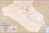 24"x36" Gallery Poster, cia map of Central and southern Iraq. 2004