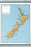 24"x36" Gallery Poster, cia map of New Zealand 1971