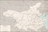 24"x36" Gallery Poster, cia map of North China 1969