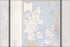 24"x36" Gallery Poster, cia map of denmark 1962