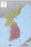 24"x36" Gallery Poster, cia map of north and south korea 1986