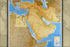 24"x36" Gallery Poster, cia map of saudi arabia iran iraq egypt turkey israel