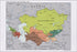 24"x36" Gallery Poster, cia map of south Caucasus, kazakhstan 2009