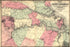 24"x36" Gallery Poster, civil war map vicinity of Richmond virginia 1862