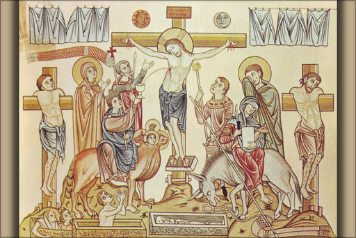 24"x36" Gallery Poster, crucifixion of jesus christ c1180