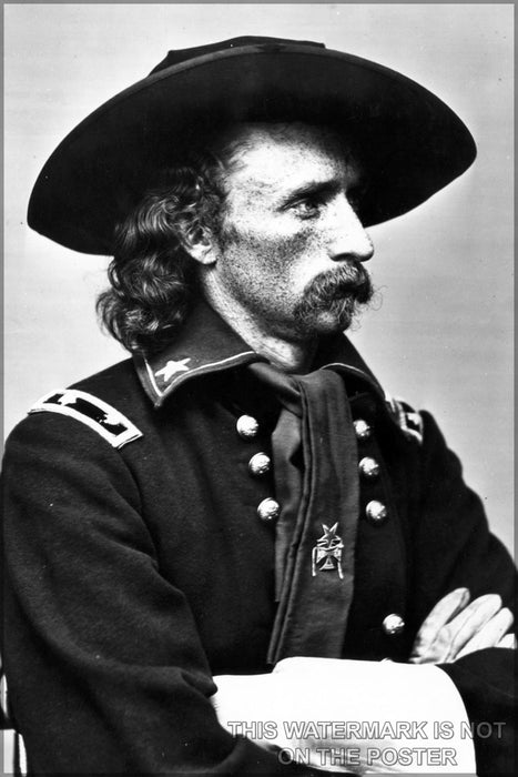 24"x36" Gallery Poster, george armstrong custer p2