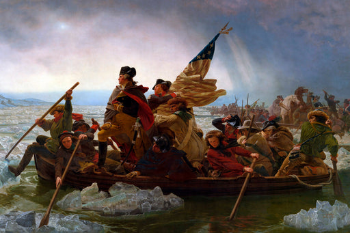 24"x36" Gallery Poster, george washington crossing the delaware
