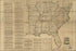 24"x36" Gallery Poster, historical war map 1862 civil war p2