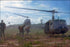 24"x36" Gallery Poster, huey bell UH-1 Iroquois helicopter