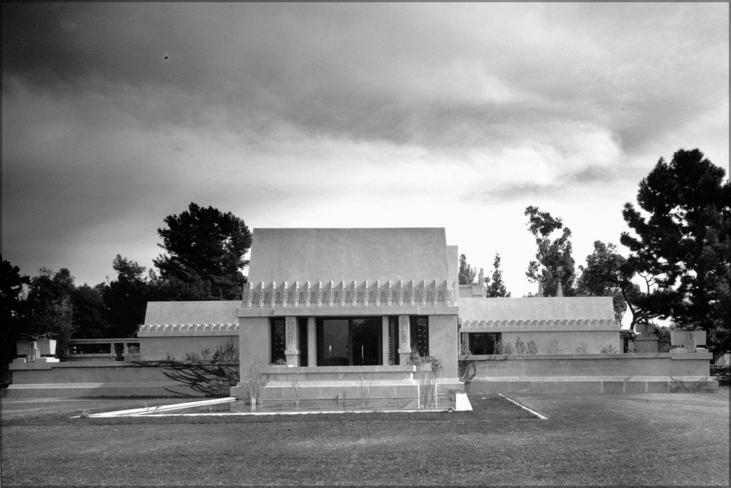 Poster, Many Sizes Available; Exterior View Of The Hollyhock House, Los Angeles, 1921 (Shulman-1997-Js-223-Isla)