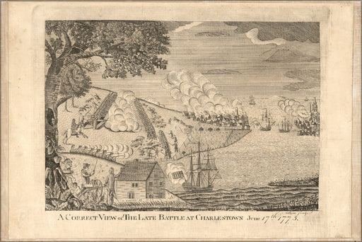 Poster, Many Sizes Available; Battle Of Charlestown Boston Massachusetts 1775