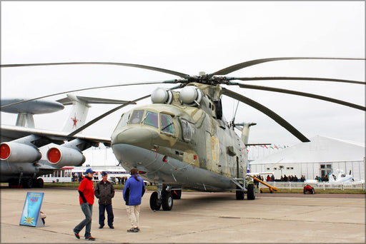 Poster, Many Sizes Available; Mil Mi-26 Russian Soviet Helicopter