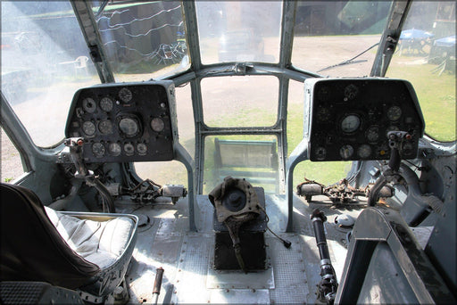 Poster, Many Sizes Available; Mil Mi-8 Russian Soviet Helicopter Cockpit (Check Other)