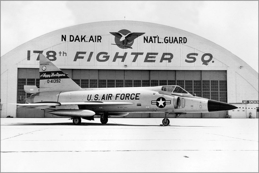 Poster, Many Sizes Available; F-102A Delta Dagger North Dakota Air National Guard