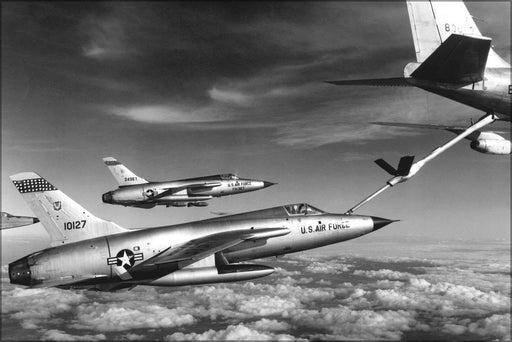 Poster, Many Sizes Available; F-105D Thunderchief  And Kc-135A Stratotanker Vietnam 1966