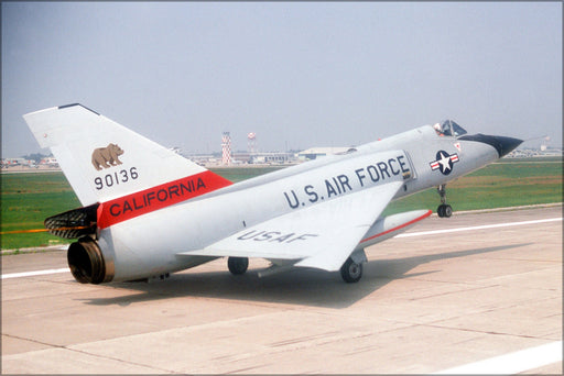 Poster, Many Sizes Available; F-106A Delta Dart California Air National Guard 1980