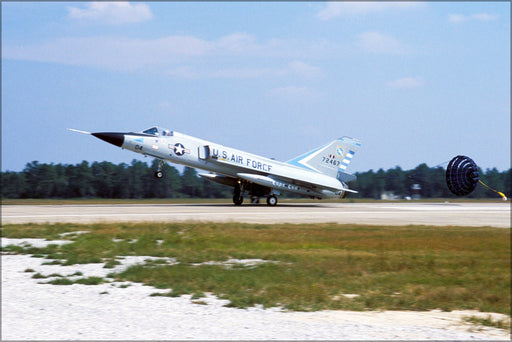 Poster, Many Sizes Available; F-106A Delta Dart Massachusetts Air National Guard 1984