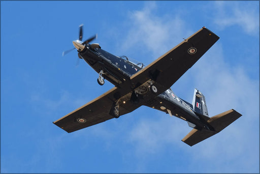 Poster, Many Sizes Available; Beechcraft T-6 Texan Ii Overhead