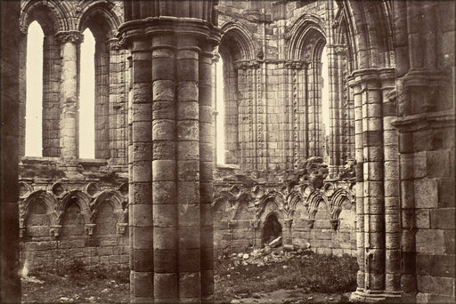 Poster, Many Sizes Available; Benjamin Brecknell Turner - Whitby Abbey, Yorkshire, North Transept -