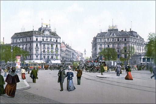 Poster, Many Sizes Available; Berlin - Potsdam Square Potsdamer Platz Around 1900