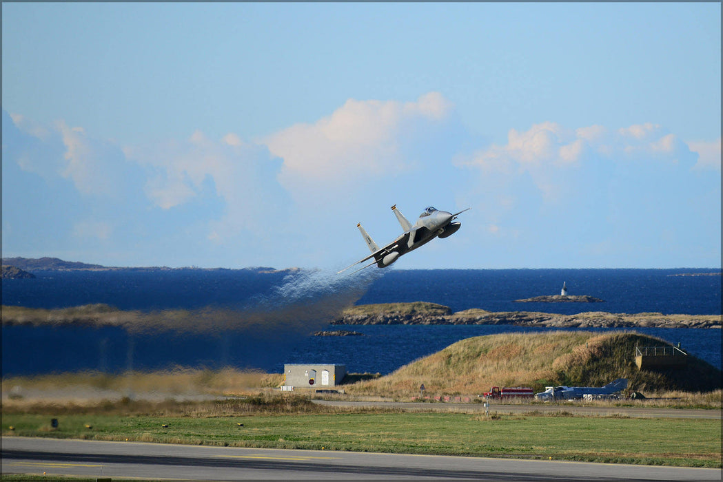 Poster, Many Sizes Available; F-15C Eagle F-15 493Rd Fighter Squadron, Bodo, Norway