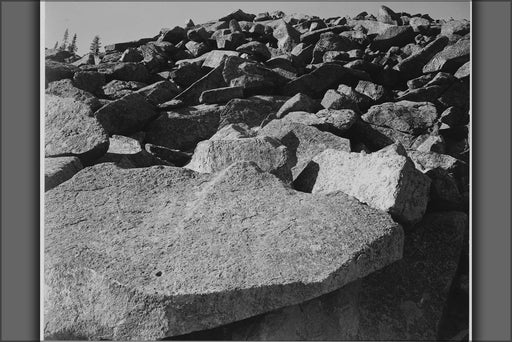 Poster, Many Sizes Available; Moraine, Rocky Mountain National Park, Colorado By Ansel Adams C1941