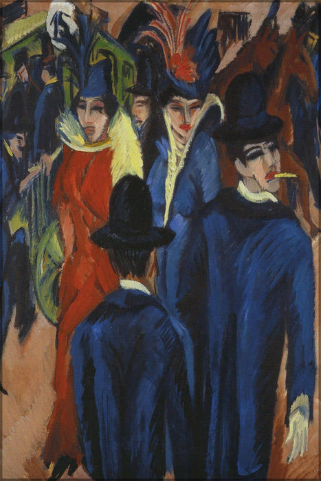 Poster, Many Sizes Available; Berlin Street Scene By Ernst Ludwig Kirchner