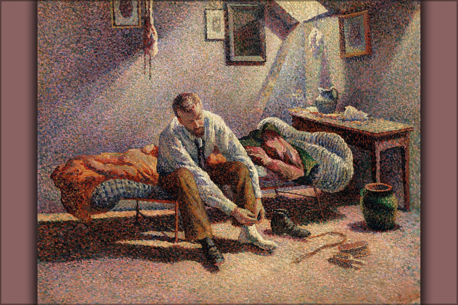 Poster, Many Sizes Available; Morning, Interior By Maximilien Luce C1890