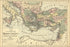 Poster, Many Sizes Available; Bible Map Of Travels Of St. Paul Saint 1881