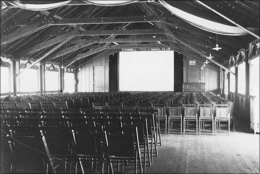 Poster, Many Sizes Available; Movie Theatre At The Connell Naval Club On The Submarine Base, Los Angeles. Nara 295475