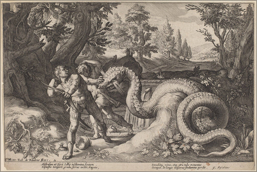 Poster, Many Sizes Available; 1600Ca. Ovid&#39;S Metamorphoses Etching Washington Dc, Nga