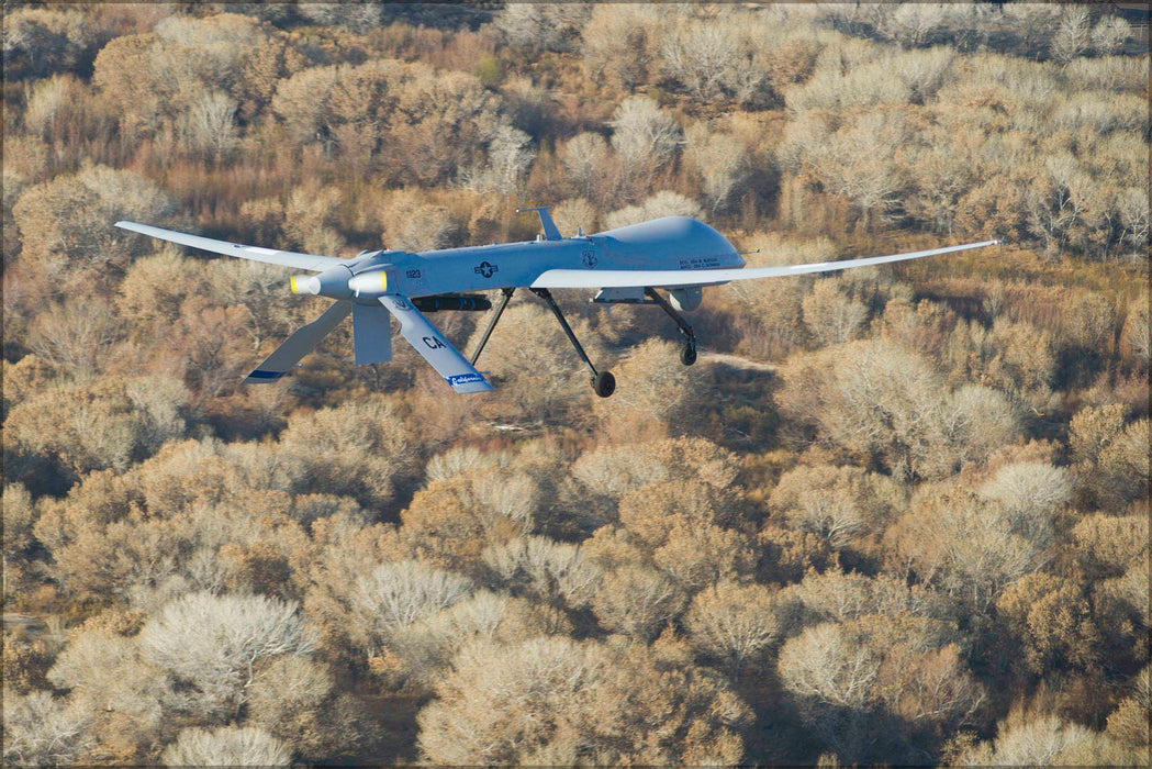 Poster, Many Sizes Available; Mq-1 Predator Uav Drone 163Rd Reconnaissance Wing