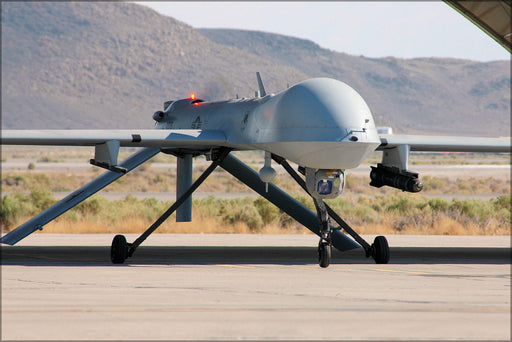 Poster, Many Sizes Available; Mq-1B Predator Uav Drone 15Th Reconnaissance Squadron