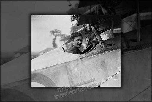 Poster, Many Sizes Available; Billy Bishop C.August 1917, In The Cockpit Of His Nieuport 17