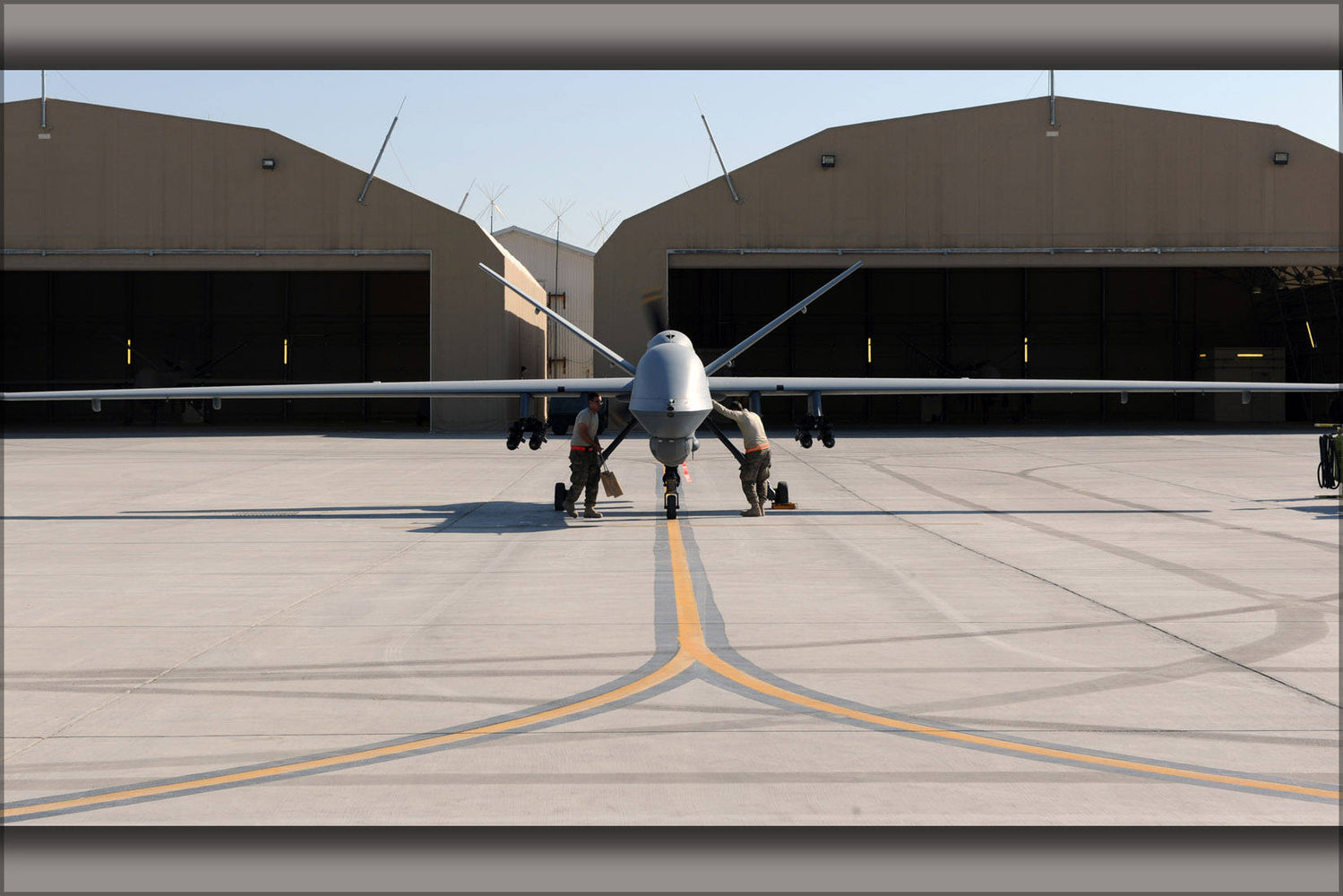 Poster, Many Sizes Available; Mq-9 Reaper Drone 451St Exped Aircraft Maintenance Squadron