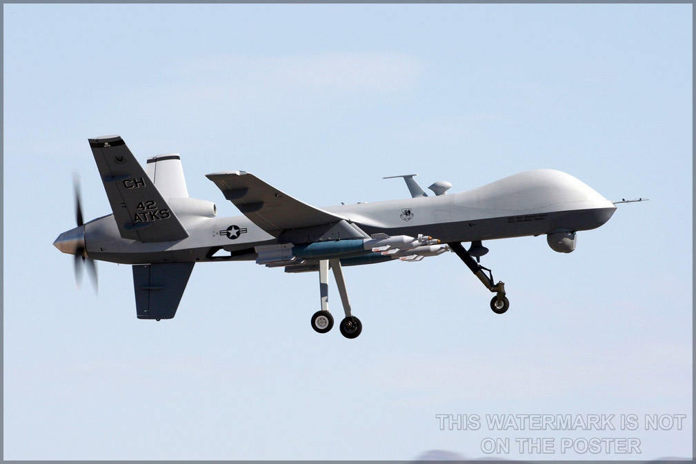 Poster, Many Sizes Available; Mq-9 Reaper P2