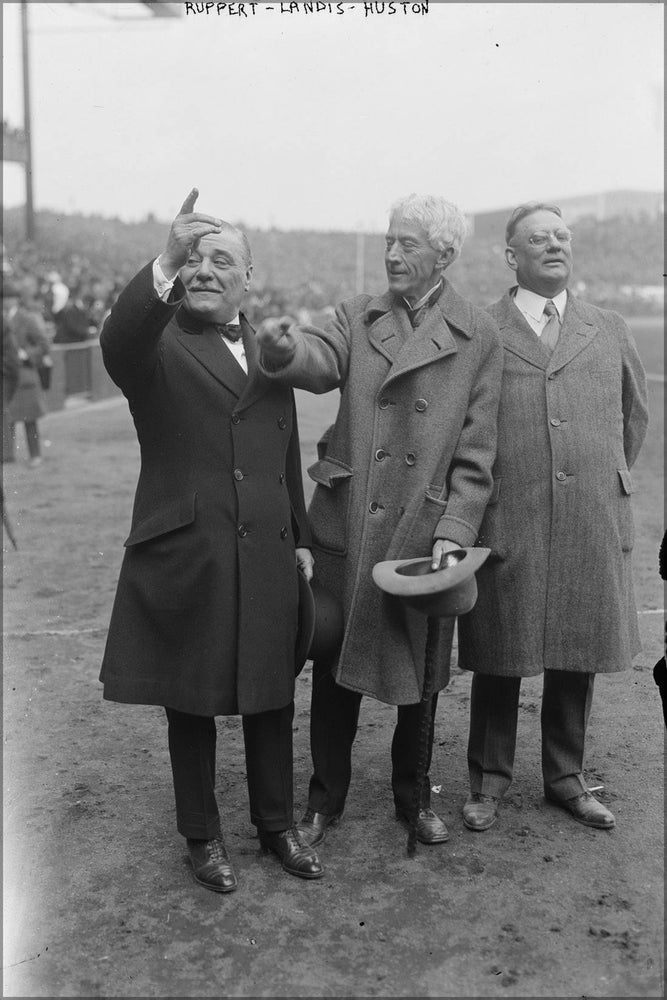 Poster, Many Sizes Available; Jacob Ruppert At Yankee Stadium