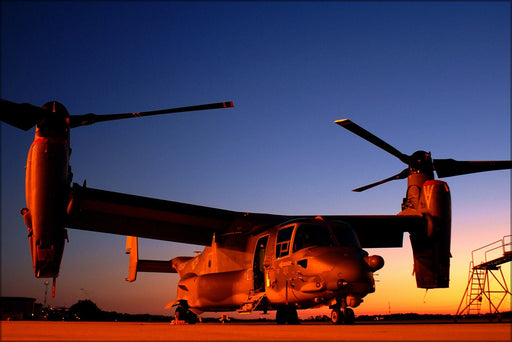 Poster, Many Sizes Available; Mv-22 Osprey At Hurlburt Field