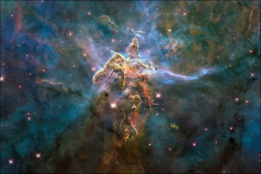 Poster, Many Sizes Available; Mystic Mountain Inside Carina Nebula Hubble Space Telescope Image
