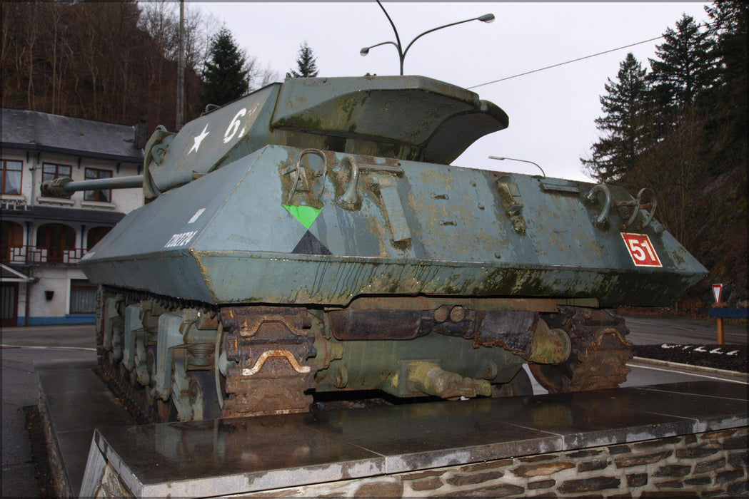 Poster, Many Sizes Available; Achilles Tank Destroyer Mk10 At La Roche En Ardenne, Belgium Pic1