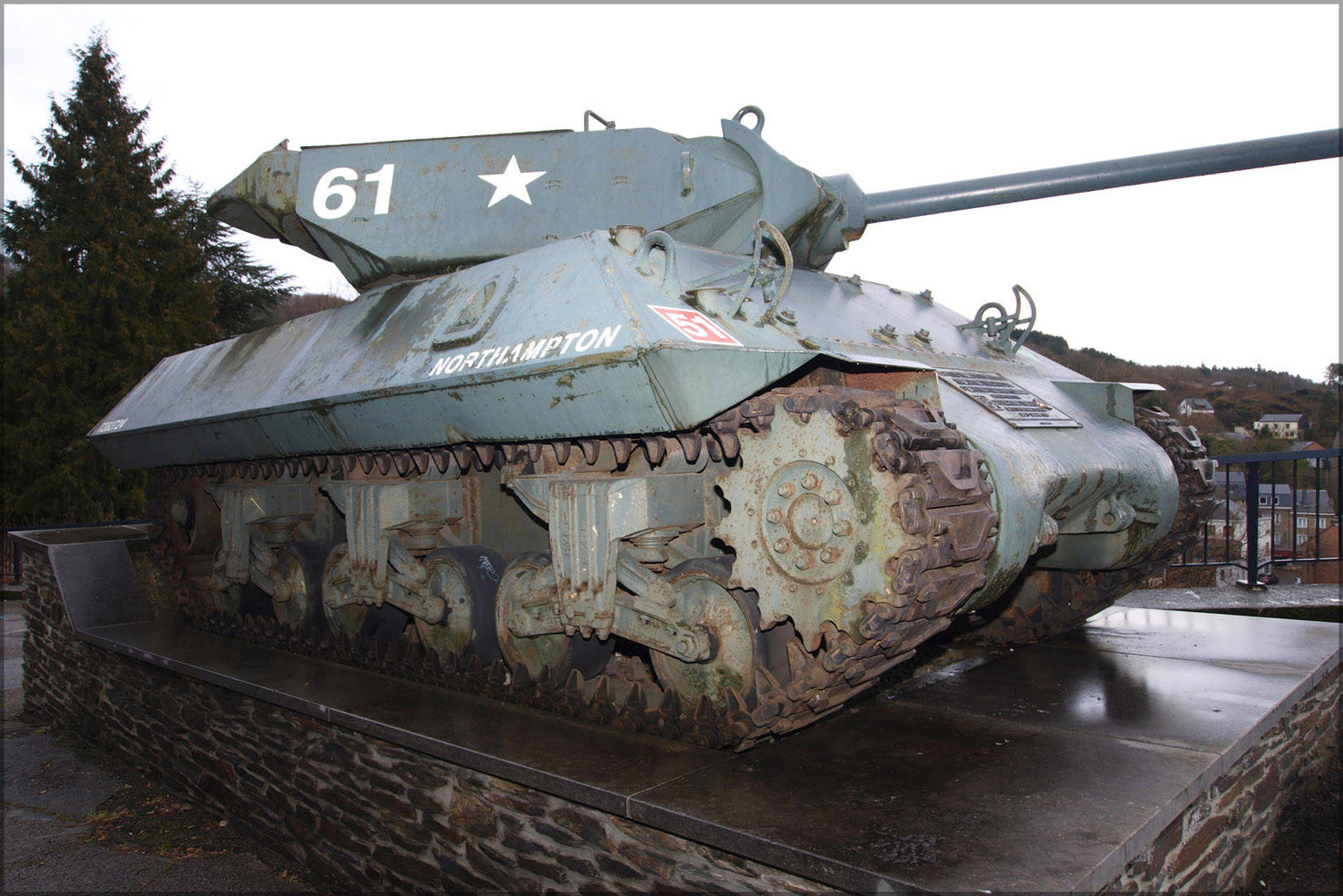 Poster, Many Sizes Available; Achilles Tank Destroyer Mk10 At La Roche En Ardenne, Belgium Pic3