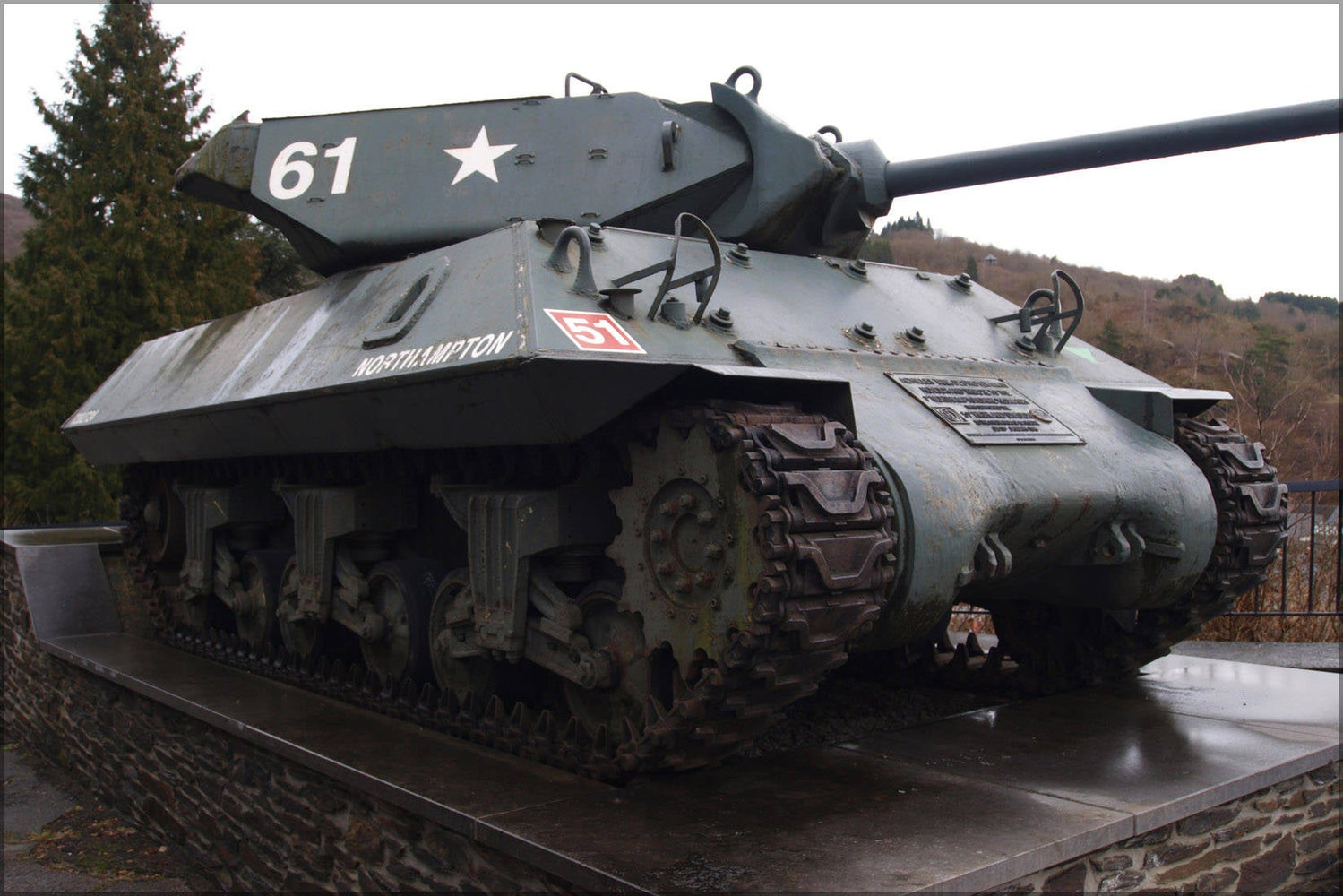 Poster, Many Sizes Available; Achilles Tank Destroyer Mk10 At La Roche En Ardenne, Belgium Pic4