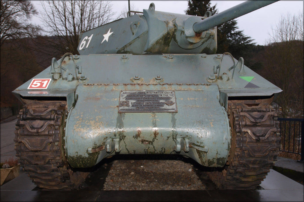 Poster, Many Sizes Available; Achilles Tank Destroyer Mk10 At La Roche En Ardenne, Belgium Pic6