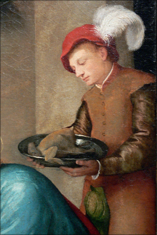 Poster, Many Sizes Available; Jacopo Da Ponte Bassano Supper At Emmaus Kimbell Detail 03